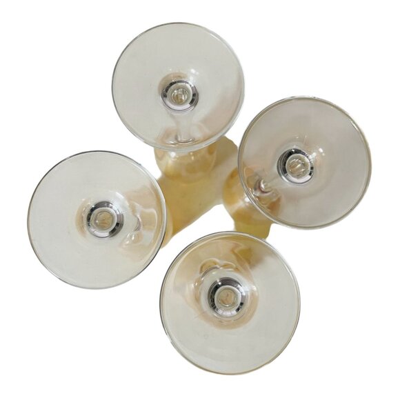 Circleware Gold Rim Stemware 3oz Wine Champagne Cordial Goblet Vintage 1950s/60s - Picture 6 of 6